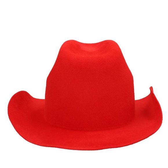 Wide brim hat in Red by Sacred Hawk - Picture 9 of 10